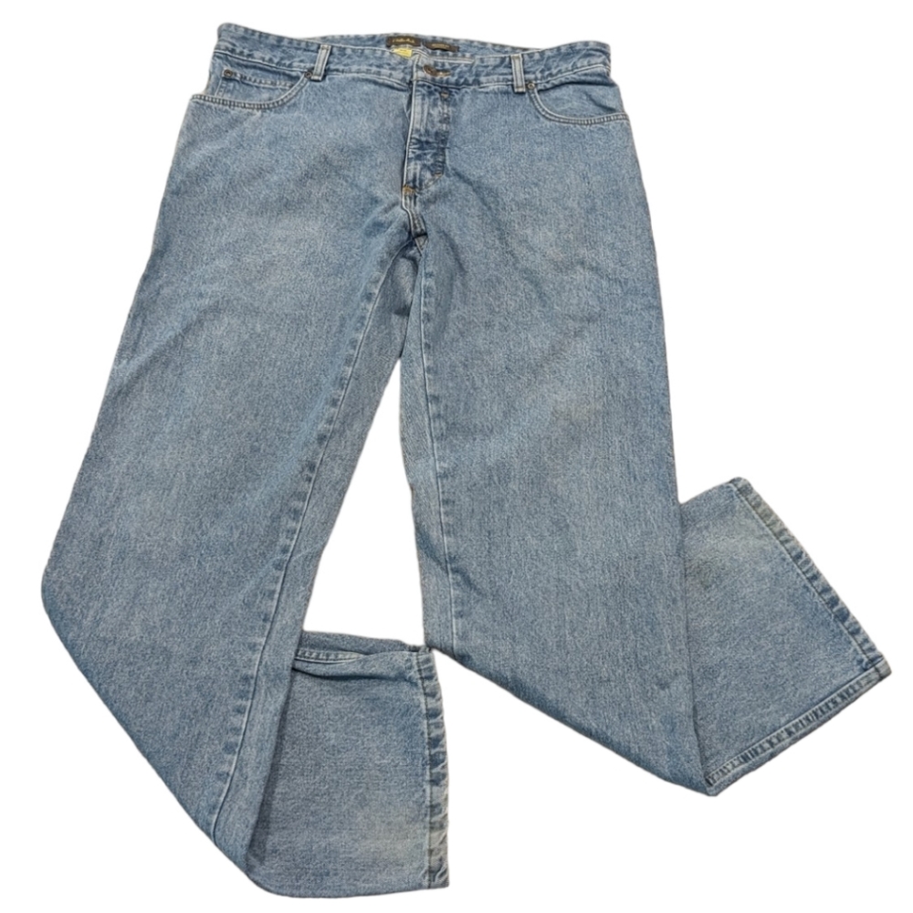 Cabela's Relaxed Fit Jeans Zipper Fly 100% Cotton Size 36/34